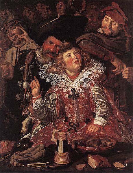 Frans Hals Shrovetide Revellers WGA oil painting image